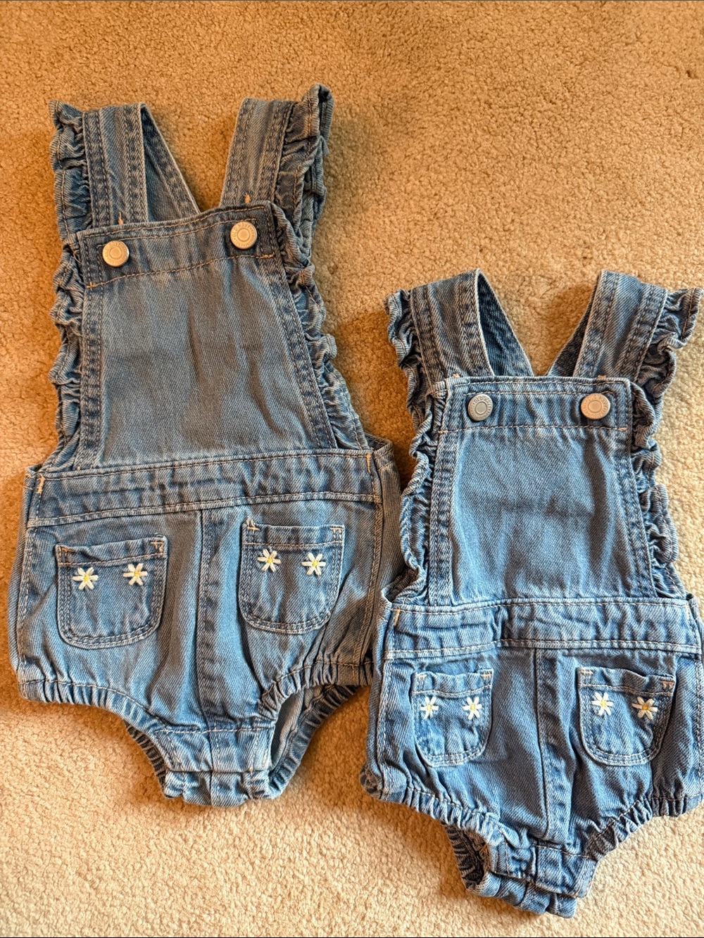 Old Navy Infant Girl Denim Romper